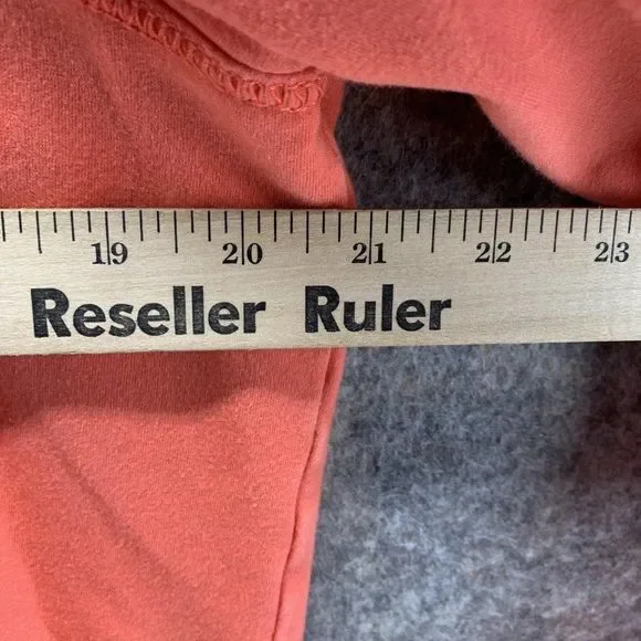 Ralph Lauren Sweater Women's Extra Large Ladies Orange Full Zip Hoodie Vintage - Picture 5 of 11